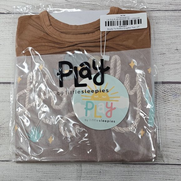 Little Sleepies Other - NIB Little Sleepies Play Ready To Rodeo "Howdy" Graphic Tee Size 2T